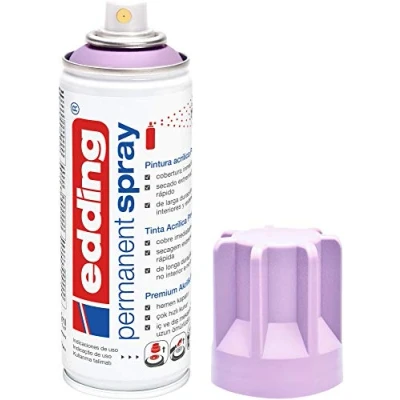 Afbeelding van edding 5200 permanent spray premium acrylverf licht lavendel mat