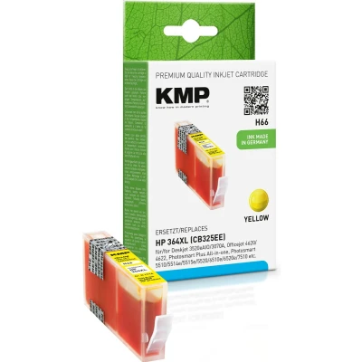 Afbeelding van KMP H66 Inktcartridge / Geel