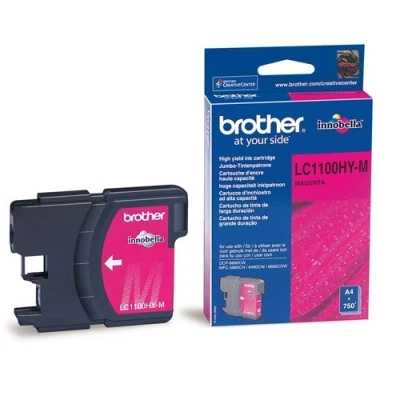 Image de Brother LC1100HYM À rendement élevé magenta original cartouche d&#039;encre pour DCP 6690CW, MFC 5890CN, 6490CW