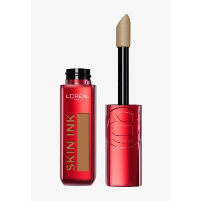 Afbeelding van L’Oréal Paris Infaillible Skin Ink 375 Medium Warm Foundation Langhoudende en Concealer in 1 Lichte textuur 15ml