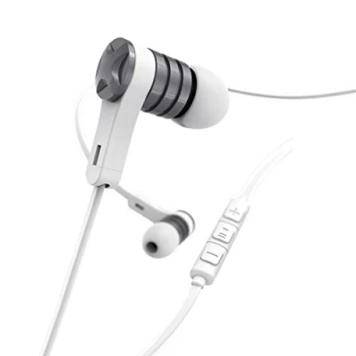 Afbeelding van Hama Intense Headset Bedraad In ear Oproepen/muziek Zilver, Wit