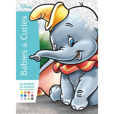 Afbeelding van Disney Babies &amp; Cuties Kleuren op nummer voor volwassenen