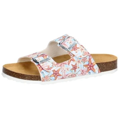 Afbeelding van Lico Bioline Platino slippers voor dames, Wit veelkleurig
