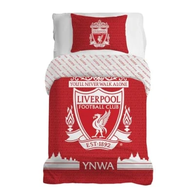 Afbeelding van Character World Liverpool FC Voetbalset, omkeerbaar beddengoed, rood