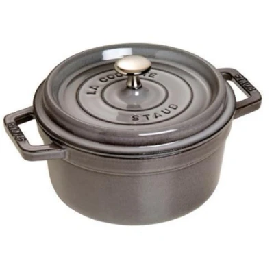 Afbeelding van Staub Cocotte , Rond 18 Cm Grafietgrijs