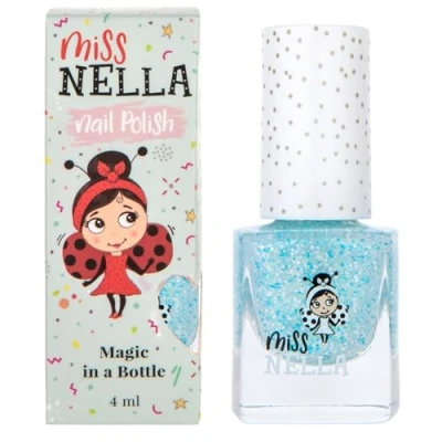 Afbeelding van Miss Nella Once Upon A Time Vernis à ongles rosa spécial avec des paillettes pour enfants, formule Peel off, base d&#039;eau et sans odeur