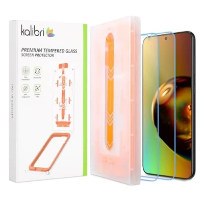 Afbeelding van kalibri screenprotector van getemperd glas geschikt voor Samsung Galaxy S24 Plus Beschermt tegen krassen en breken Beschermglas