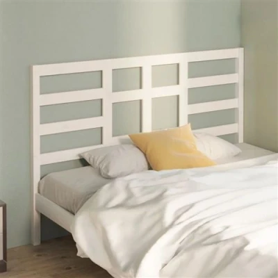 Afbeelding van Hoofdbord 166x4x104 cm massief grenenhout wit