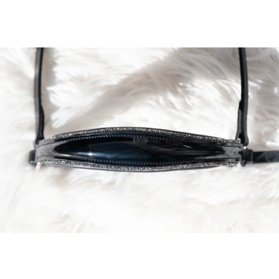 Image de HB Muserolle Showtime Dressage Noir/Argent Full