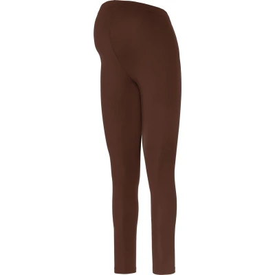 Afbeelding van BE Mammy BE20 230 LE Dames Zwangerschapsleggings Lang Katoen Elasthan Yogabroek Bruin 3XL