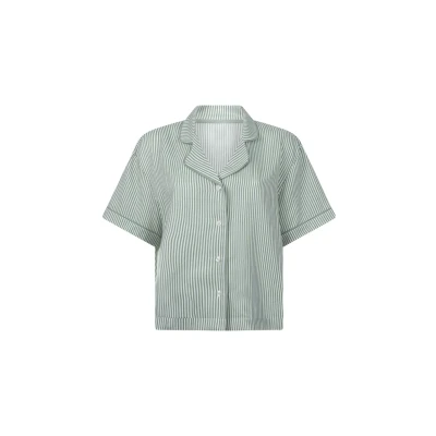 Afbeelding van Hunkemöller Short Sleeves Pyjamashirt, Dames, Maat: MxM, Green