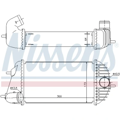 Afbeelding van Nissens Interkoeler 96465