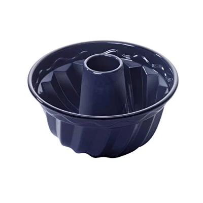 Afbeelding van Dr. Oetker Kouglhupf bakvorm, diameter 18 cm, email, snij en krasbestendig, met donkerblauw