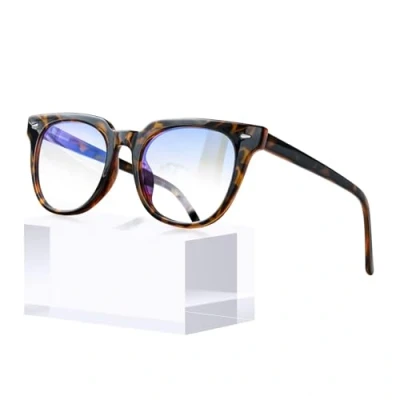 Afbeelding van KANASTAL bril blauw licht heren dames gaming anti computerbril verblinding voor tv blokkerende glazen, A003 Frame in luipaardkleur