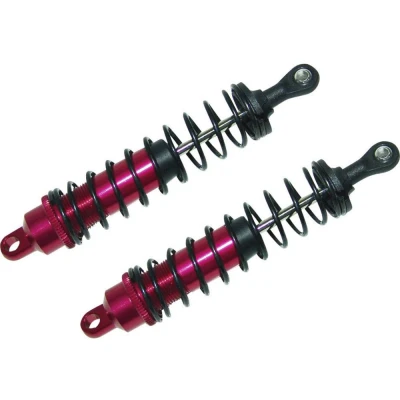 Afbeelding van Reely 1:10 Hydraulische schokdempers aluminium Rood (metallic) Met veren Zwart 100.7 mm 2 stuk(s)