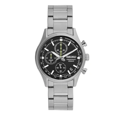 Afbeelding van Seiko heren Horloge SSB419P1 in de kleur Zilver