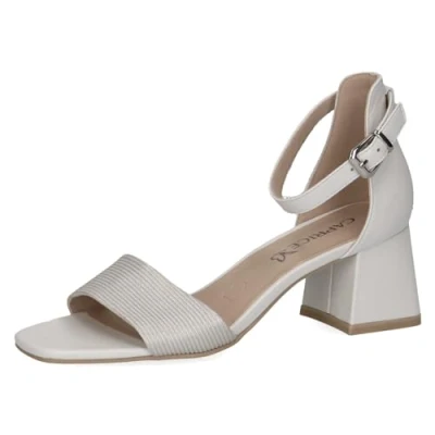 Afbeelding van Caprice Sandalen, Dames, Maat: 41, White comb Leer