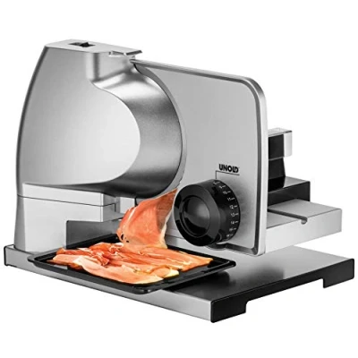 Afbeelding van Unold 78826 snijmachine Electrisch 100 W Zwart, Zilver Aluminium, Roestvrijstaal, Staal