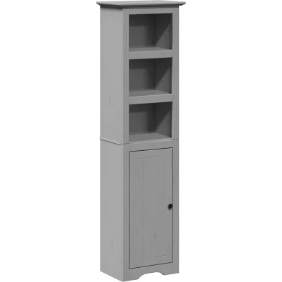 Afbeelding van Badkamerkast BODO 44x30x160 cm grijs