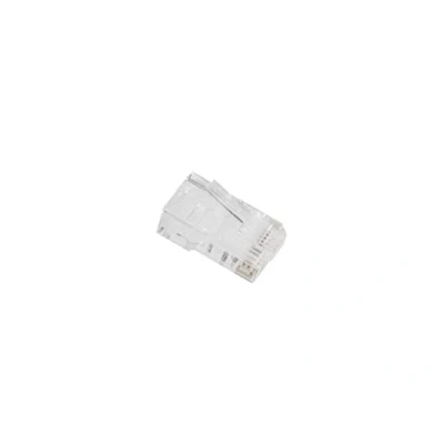 Afbeelding van 8P8C LAN CAT6 Connector Lanberg PLU 5000 Rood Transparant