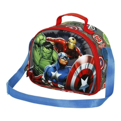 Afbeelding van Marvel The Avengers Invencible 3D lunchtas, meerkleurig, 25,5 x 20 cm, Invencible, One Size, lunchtas
