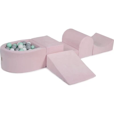 Afbeelding van Speelset incl. 100 ballen Roze Wit, Grijs, Mint