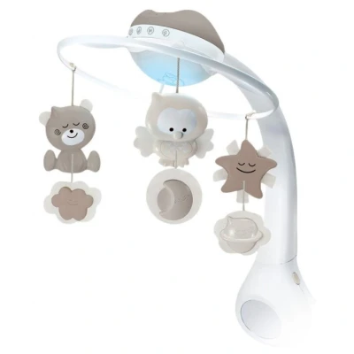Afbeelding van Infantino Muziekmobiel Projector Cream/Grey