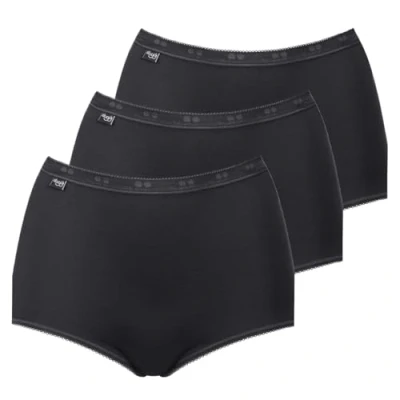 Image de Sloggi Femmes Basic+ Maxi Lot de 3, Noir, 40