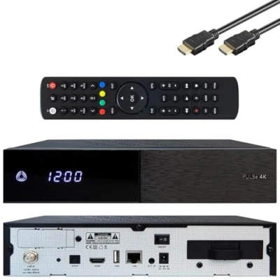 Afbeelding van AB COM TV ontvanger PULSe 4K UHD (1x DVB S2X tunerversie)