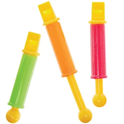 Afbeelding van Baker Ross FX885 Muziekfluitjes 8 stuks, klein muziekspeelgoed voor het vullen van kinderfeestzakjes
