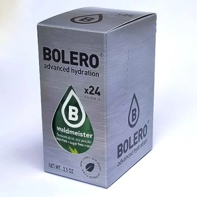 Afbeelding van Bolero drank WALDMEISTERr 24 zakjes 3 g gram sticks fruit bereid oplosbaar poeder voor verse in water geproduceerd, 72 gezoet met stevia..