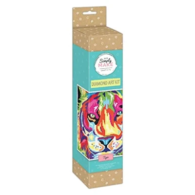 Afbeelding van Simply Make Diamond Art Kit Tiger