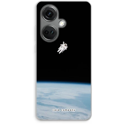 Afbeelding van Case Company® hoesje geschikt voor OnePlus Nord CE 3 Alone in Space Soft Cover Telefoonhoesje Bescherming aan alle Kanten en Schermrand