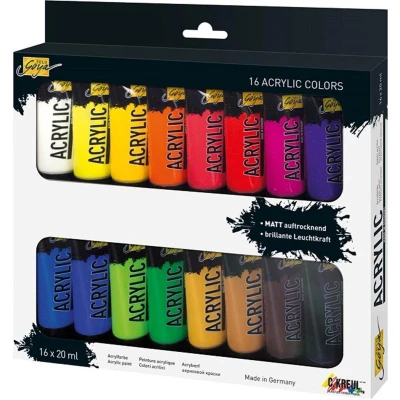 Afbeelding van SOLO GOYA Acrylverf Set 16 stuks 20 ml tubes