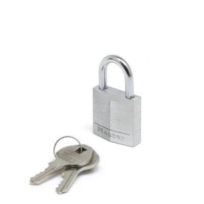 Image de Master lock cadenas en aluminium métal brossé 30 mm