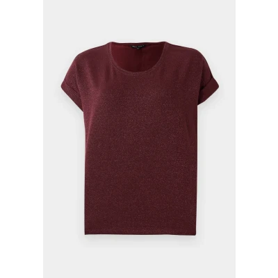 Afbeelding van Only Dames T Shirt regular fit Paars XS Ronde Hals Volwassenen
