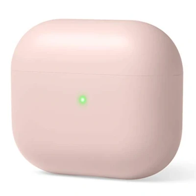 Afbeelding van elago Vloeibare hybride hoes compatibel met AirPods 3 Case Drielaagse structuurbescherming (Lovely Rose)