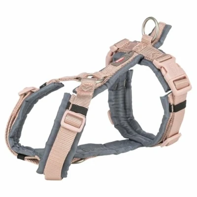 Afbeelding van Trixie Hondentuig Premium Trekking Blush Roze / Grafiet Grijs 53 64X2 CM