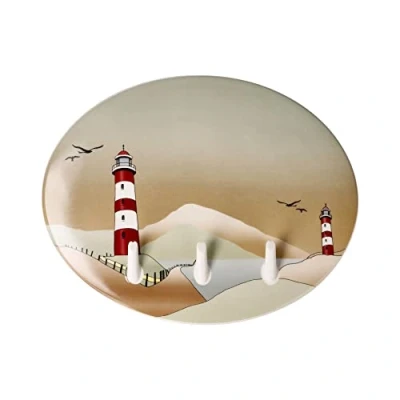 Afbeelding van Goebel Scandic Home Sleutelrek Lighthouse Porselein 20cm
