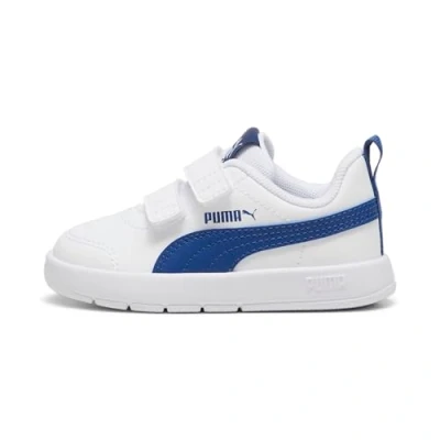 Afbeelding van Puma Courtflex V3 V Inf Sneakers, uniseks, kinderen, White Clyde Royal