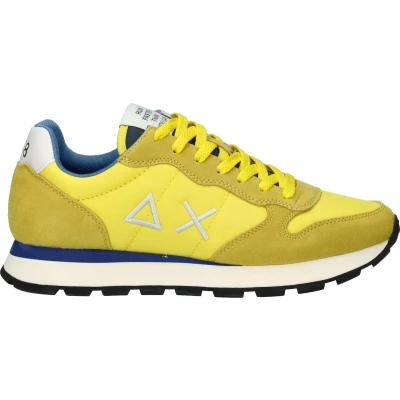 Afbeelding van Sun68 TOM Solid Sneakers laag, Heren, Maat: 44, Geel Nylon