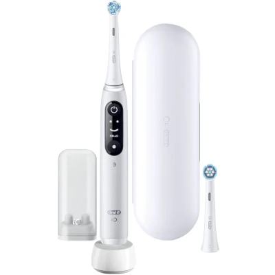 Image de Oral B iO Series 6N Blanc + Brossette Gentle Care Supplémentaire