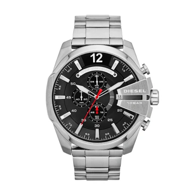 Afbeelding van Diesel heren Horloge Mega Chief DZ4308 in de kleur Zilver