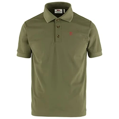 Afbeelding van Crowley Piqué Polo Heren Light Olive 300 S Groen Outdoor Shirt