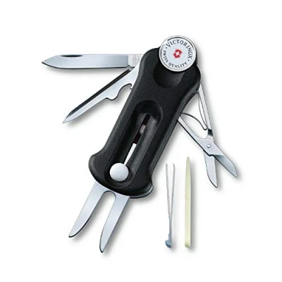 Afbeelding van Victorinox Golftool Zwart Transparant 10 functies