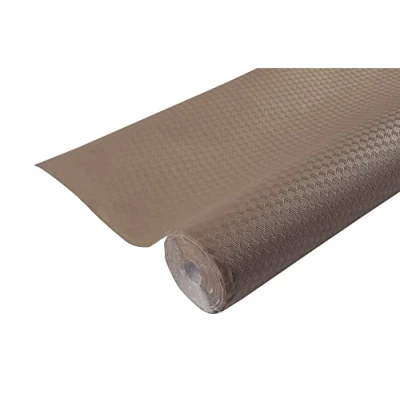 Afbeelding van Pro tafelkleed, ref. 800650l, doos van 16 wegwerptafelkleden gemaakt versierd papier, unieke, esthetische en diepe versiering, rol 6 m lang 1,20 breed, kleur: taupe, in Frankrijk