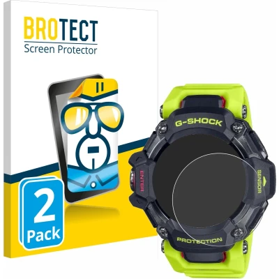 Afbeelding van BROTECT Screenprotector voor Casio G Shock GBD H2000 Folie Beschermfolie transparant (2 Stuks)