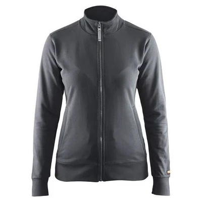 Image de Sweat zippé femme gris foncé