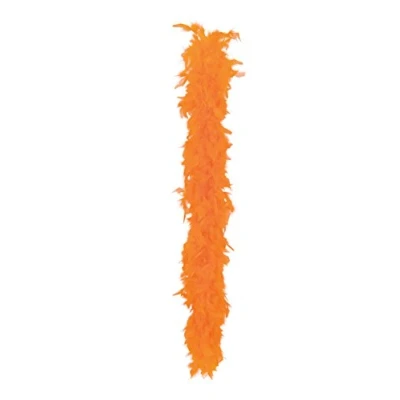 Afbeelding van Boland Boa 50 g Oranje Volwassenen Unisex Showgirl Koningsdag Holland Supporter