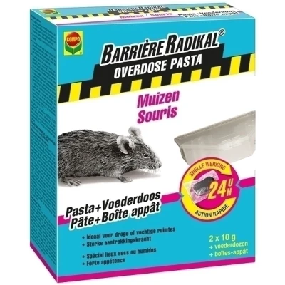 Afbeelding van Compo Overdose Pasta Tegen Muizen Muizengif Ongediertewinkel